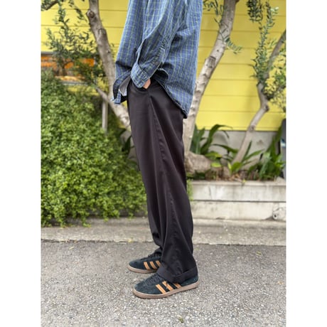 GEORGE / 2Tuck Slacks / Black 36 / Used