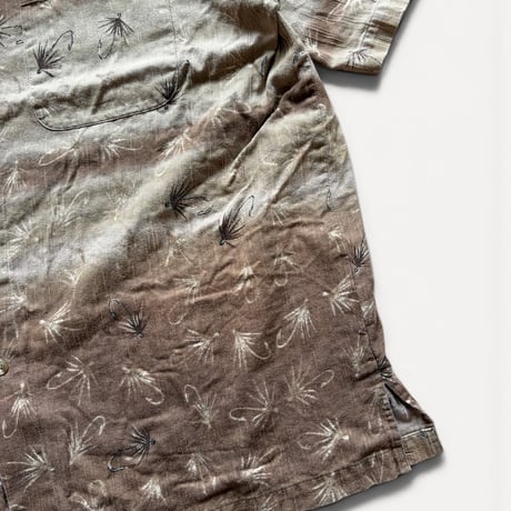 Fly Patterned Shirt / L / Used