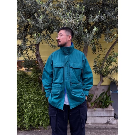 Made in USA / 90's L.L.Bean / North Col. Gore-tex Nylon Jacket / Forest L / Used