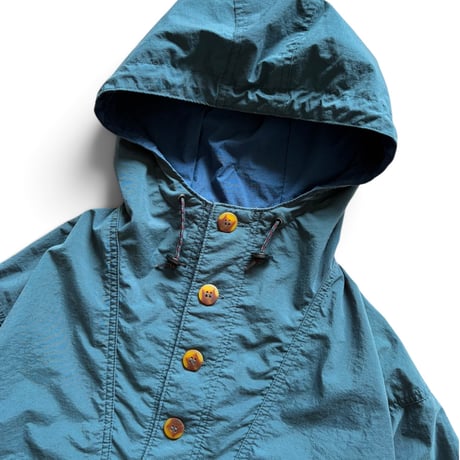 90's Columbia / Buttoned Nylon Anorak / Forest M相当 / Used