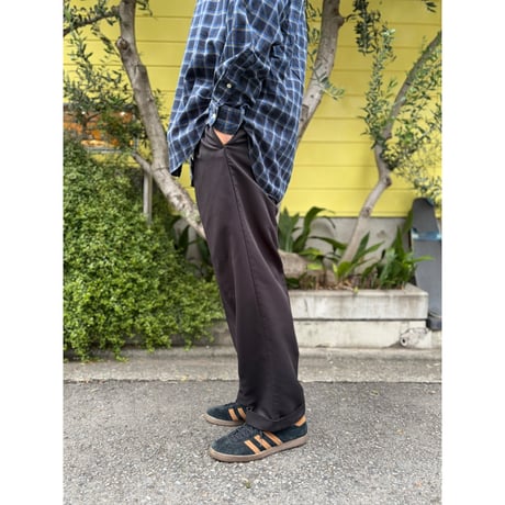PAGE & TUTTLE / 2Tuck Slacks / Black 34 / Used