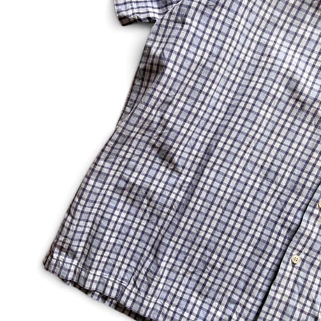 POLO by Ralph Lauren / "ADAMS" Plaid Open Collar Shirt / XL / Used