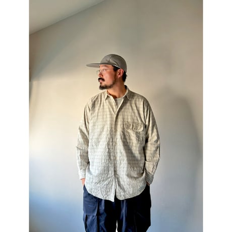 80's ORVIS / Plaid Field Shirt / L / Used