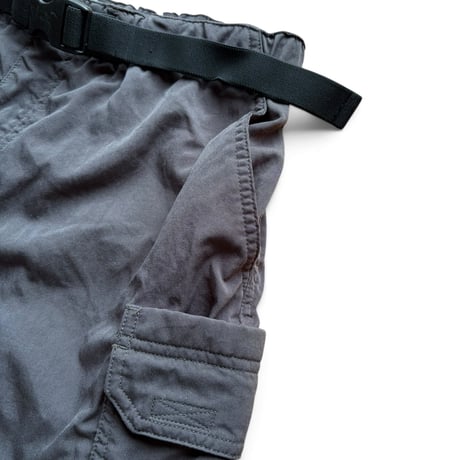 90's EMS / Nylon Field Shorts / Ch.Grey M / Used