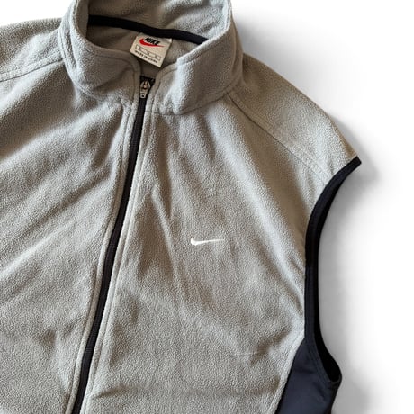 90's Nike / Fleece Vest / Stone XL / Used