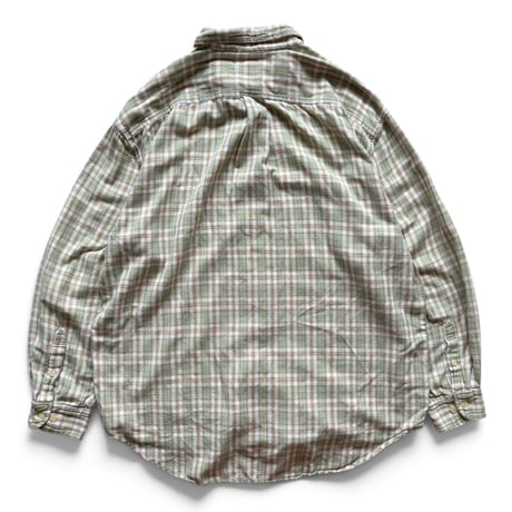 00's GAP / Plaid Lt.Flannel Shirt / XL / Used
