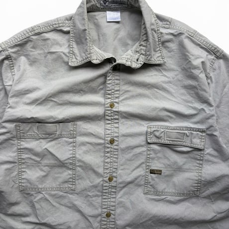 1995's Columbia / Cotton Field Shirt / Grey L / Used