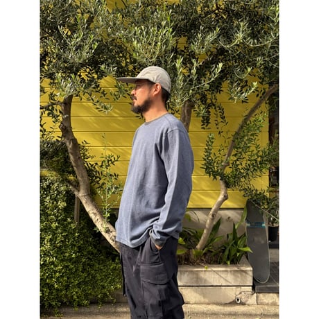 REI / Cotton LS / Navy L / Used