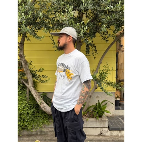 Made in USA / Lure Printed Tee / Ash L / Used