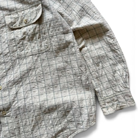 80's ORVIS / Plaid Field Shirt / L / Used