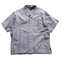 POLO by Ralph Lauren / "ADAMS" Plaid Open Collar Shirt / XL / Used