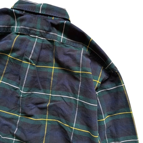Ralph Lauren / "BIG SHIRT" Plaid B.D.Shirt / L / Used