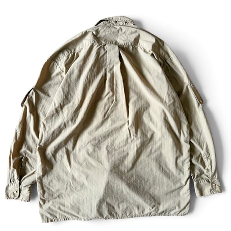 Made in USA / 80's ORVIS / Field Shirt / Beige L相当 / Used