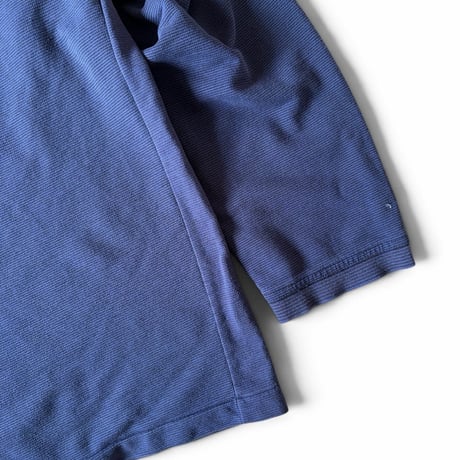 90's GAP / Cotton Striped LS / Navy XL / Used