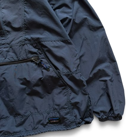 90's L.L.Bean / Packable Nylon Anorak / Navy L / Used