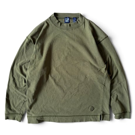 90's GAP / Cotton LS / Khaki M / Used