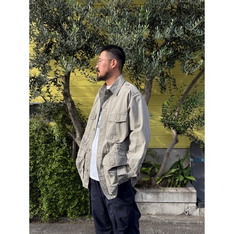 90's ORVIS / Cotton Field Jacket / Khaki XL / Used