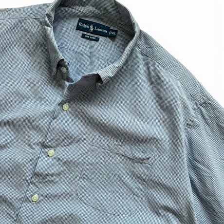 Ralph Lauren / "BOB CAMP" Plaid B.D.Shirt / XL / Used