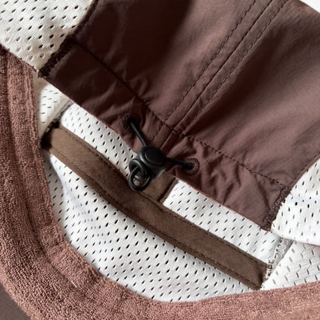 Color at Against Originals / Rip Stop Nylon Long-Bill Cap / Brown