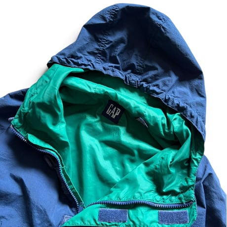 90's GAP / Nylon Anorak / Navy XL / Used