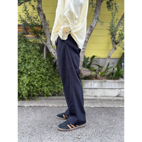 CLARENZO MUZZI / 2Tuck Slacks / Black 36 / Used