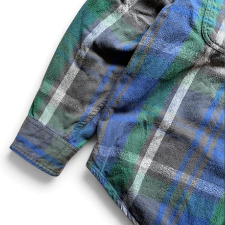 80's Eddie Bauer / Flannel Shirt / XL / Used