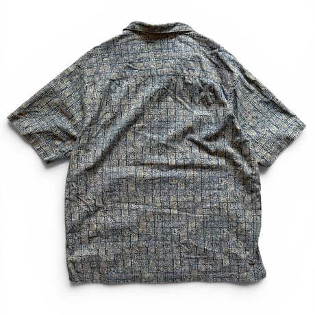 L.L.Bean / Open Collared Shirt / Navy M / Used