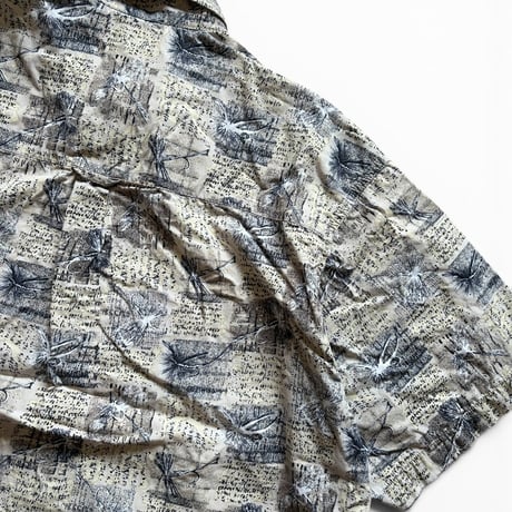 00's Columbia / Fly Patterned Shirt / XL / Used