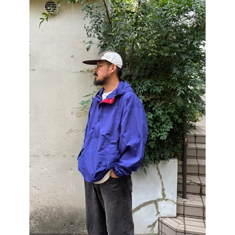 LANDS'END / Packable Nylon Anorak / Navy XL / Used