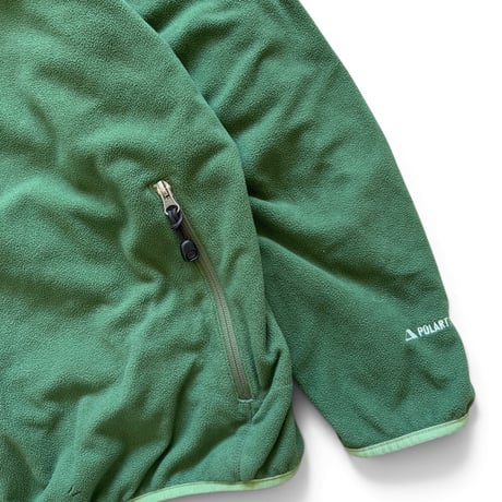 L.L.Bean / Full Zip POLARTEC Fleece / Green L / Used