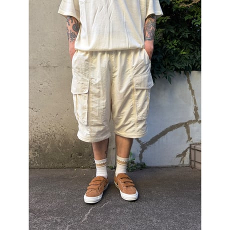 Eddie Bauer × Men's Fudge × Color at Against / ZIP-OFF PANTS / Ivory