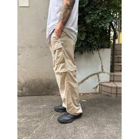 00's Columbia PFG / Nylon Convertible Easy Pants / Natural L / Used