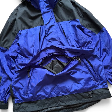 90's EBTEK / Nylon Pullover / Navy M / Used