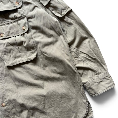 00's ORVIS / Cotton Field Shirt / Beige XL / Used