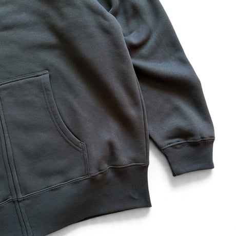 Color at Against Originals /  Mood Full Zip Hoodie / charcoal