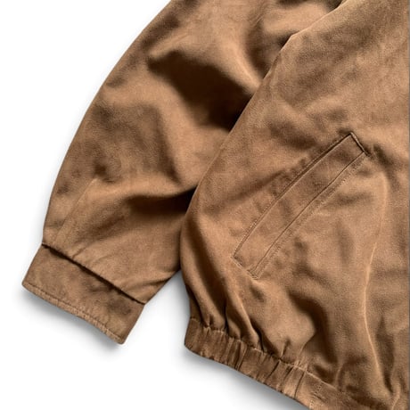 CUTTER & BUCK / Fake Suede Jacket / Brown XL / Used
