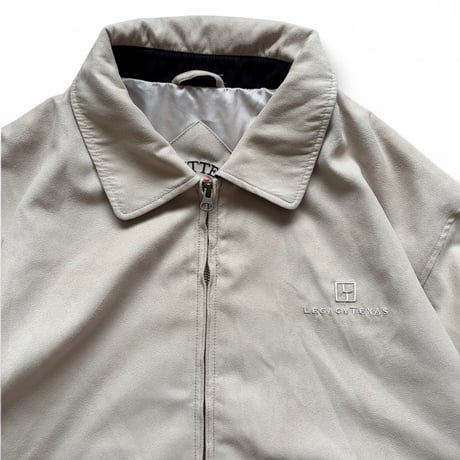 CUTTER & BUCK / Fake Suede Jacket / Natural XL / Used