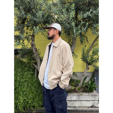 CUTTER & BUCK / Fake Suede Jacket / Natural XL / Used