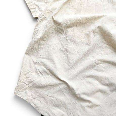 90's ORVIS / Cotton Field Shirt / Cream L / Used