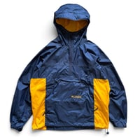 90's Columbia / Packable Nylon Anorak / Navy × Yellow L / Used