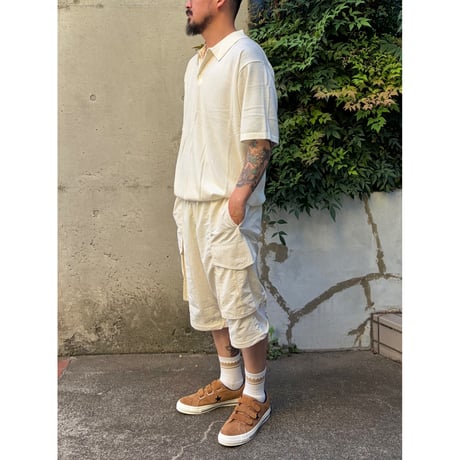 Eddie Bauer × Men's Fudge × Color at Against / ZIP-OFF PANTS / Ivory