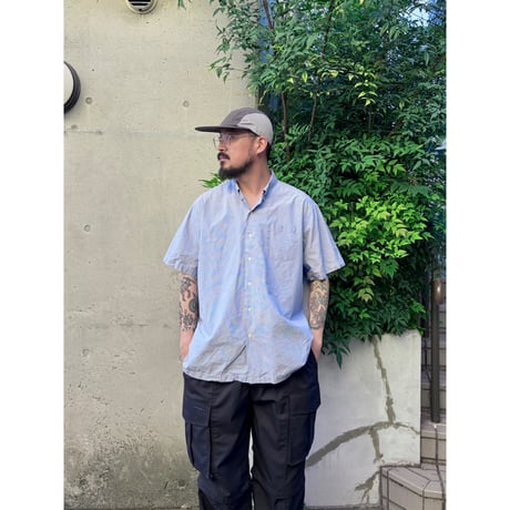 Ralph Lauren / "BOB CAMP" Plaid B.D.Shirt / XL / Used