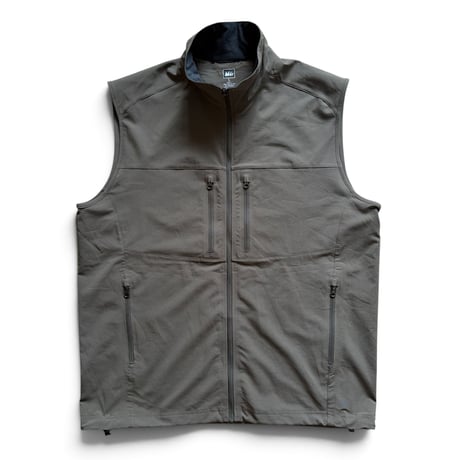REI / Full Zip Nylon Vest / Khaki L / Used