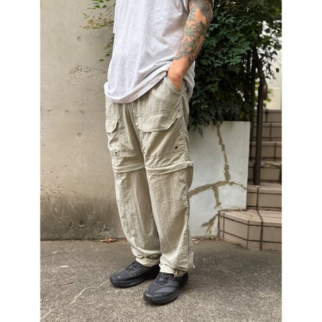 00's REI / Nylon Convertible Easy Pants / Stone L / Used