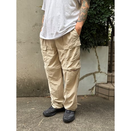 00's Columbia PFG / Nylon Convertible Easy Pants / Natural L / Used