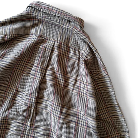 80's ORVIS / Plaid B.D.Shirt / L / Used