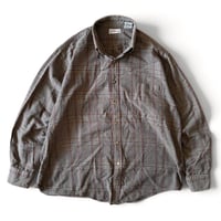80's ORVIS / Plaid B.D.Shirt / L / Used
