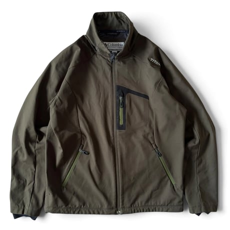 00's Columbia / Soft Shell Jacket / Khaki L / Used