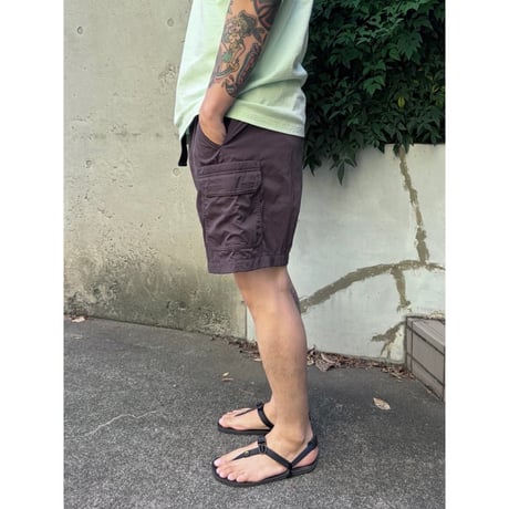 90's EMS / Nylon Field Shorts / Ch.Grey M / Used