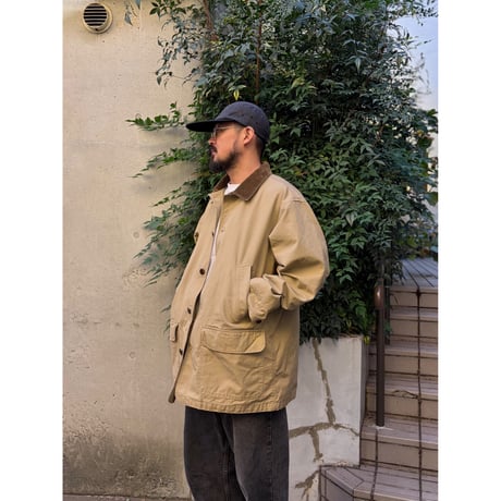 00's L.L.Bean / Field Coat / Beige XL / Used